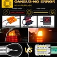 thumbnail image 4 of luces LED sin hiperflash P21W para coche, lámpara de señal Canbus 1156 BA15S PY21W BAU15S T20 7440 WY21W, color amarillo ámbar, 12 V, 24 V, 4 of 5