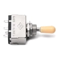 thumbnail image 3 of 2X Solid Knob Shaft Box Style for 3 Way Pickup Toggle Switch, Beige Tip, 3 of 5