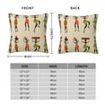 thumbnail image 2 of Pofeuu African Women Print Double-sided plush pillowcase Square Throw Pillow Covers Pillows Cover for Living Room Bedroom Sofa Couch Cushion Cover（No pillow core）-20"x20", 2 of 7