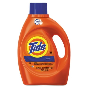 Tide HE Laundry Detergent, Original Scent, Liquid, 100 oz Bottle