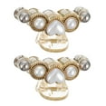 thumbnail image 1 of Barrettes Vintage Résine Perle Attrape-Cheveux Décoratif 2 Pcs 1.9X1.2X1In, 1 of 1