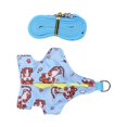 thumbnail image 1 of Arnés de chaleco de conejo, ropa para mascotas, traje de entrenamiento, cuerda de tracción, para erizo, hámster, animal pequeño, ardilla, chinchilla Tigre, 1 of 5
