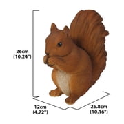 Hi-Line Gift Ltd. Brown Squirrel Eating