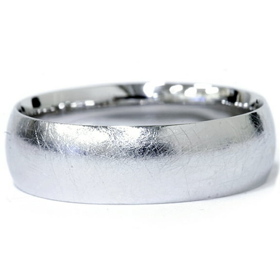 Pompeii Mens 6mm Designer Finish Platinum Wedding Band (,)