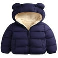 thumbnail image 1 of Baby Winter Coat Hooded Long Sleeve Zipper Warm Outerwears, 1 of 6