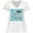 AA-White, variant on Inktastic 100 Days of School Stars in Blue Women's Plus Size V-Neck T-Shirt