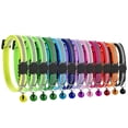 thumbnail image 1 of 12x Pet Cat Kitten Collar Correa para el cuello Collar de anillo reflectante de seguridad ajustable Tmvgtek Oficina Multiescena Multifunción, 1 of 9