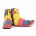 thumbnail image 4 of Chaussettes en Cuir Chaussons Mocassins Khuff Rouge Racer Fait Main, 4 of 4