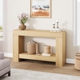 thumbnail image 4 of Gaderth 47 Inch Entryway Console Table With 2 Tier Open Storage, Long Wooden Sofa Accent Table For Behind Couch, Modern Farmhouse Hallway Table For Living Room Entrance Foyer Corridor, 4 of 7