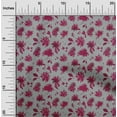 thumbnail image 2 of oneOone Polyester Spandex Gray Fabric Floral & Sewing Material Print Fabric By The Yard 56 Inch Wide, 2 of 4