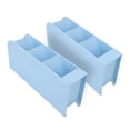 thumbnail image 3 of Soporte para brochas de maquillaje, 2 unidades, soporte para brochas de maquillaje, caja de almacenamiento para brochas de maquillaje, estuche para brochas de almacenamiento, funcionamiento suave, 3 of 8
