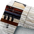 thumbnail image 4 of Guitar Fitted Sheet Set Twin Size,Rock Music Themed Bed Sheet Set for Boys Girls,Colorful Piano Guitar Printed Fitted Sheet with 2 Pillowcases,3-Piece, 4 of 8