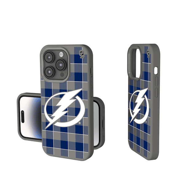 Keyscaper Tampa Bay Lightning Plaid Soft Touch iPhone Case