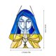 thumbnail image 3 of Ángel de la guarda, decoración para ventana de metal teñido, multicolor, dos estilos, para el Día del Padre, adorno para ventana de hogar ucraniano, 3 of 3