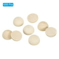 thumbnail image 3 of Uxcell 20mm Half Wood Beads, 200 Pack Unfinished Natural Wooden Beads Round Split Wood Balls for Craft, 3 of 5