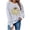 Gray, variant on Game Day Sweatshirt Women Funny Sparkly Glitter Football Print Long Sleeve Crew Neck Tops Loose Fit Casual Party Tailgate Wear Outfits