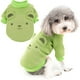thumbnail image 1 of Ropa linda para perros pequeños, suéter de invierno, forro polar cálido, sudadera suave para mascotas, ropa estampada para gatos, verde, pequeño, 1 of 5