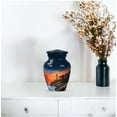 thumbnail image 5 of Lighthouse Keepsake Urns For Human Ashes For Boy, Orange Small Urn For Mom And Dad, Blue Keepsake Urns For Human Ashes Adult Female Small, Miniature 3 Inch, 5 of 7