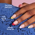 thumbnail image 4 of DIGI by Glamnetic Short Almond Artificial Press-on Nails, Digits, 24 Pieces, 4 of 12