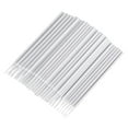 thumbnail image 1 of EeaseMX 100 microcepillos aplicadores desechables para extensiones de pestañas, hisopos de algodón, microcepillos para pestañas (blancos), 1 of 8