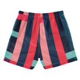 thumbnail image 7 of FORMRS Boys Swim Trunks Quick Dry Mesh Liner Boardshorts Sizes XS-XL, Navy Blue Stripes, 7 of 7