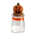 thumbnail image 2 of Tepsmf Halloween Pumpkin Glass Jar Candy Storage Container with Lid Small Gift Treat Holder Holiday Decor Prop, 2 of 6