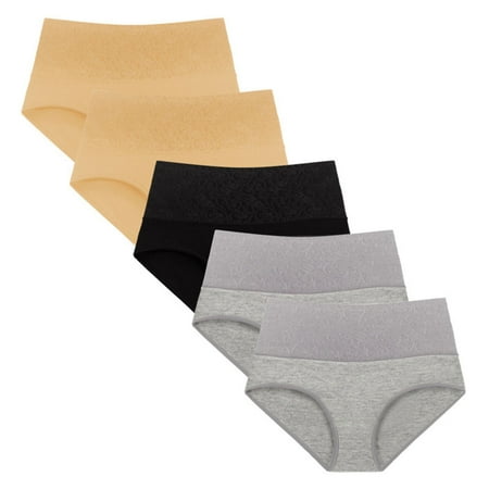Discount Bonanza  High-Waist Tummy Lifting Briefs  Large Size  Seamless Comfort  for Workout  Body Shaping  Seamless Underwear  Plus Size Womens Clothes | Khaki M  Sopatenor