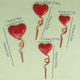 thumbnail image 3 of Tarjetas de felicitación plegables para el día de San Valentín a voluntad Tarjeta de pastel de globo con forma de corazón confesando el amor de los amantes de Qixi, 3 of 4