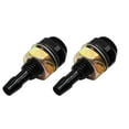 thumbnail image 6 of SPRING PARK 2Pcs Aluminium Alloy Car Front Windshield Windscreen Wiper Spray Water Nozzle, 6 of 7