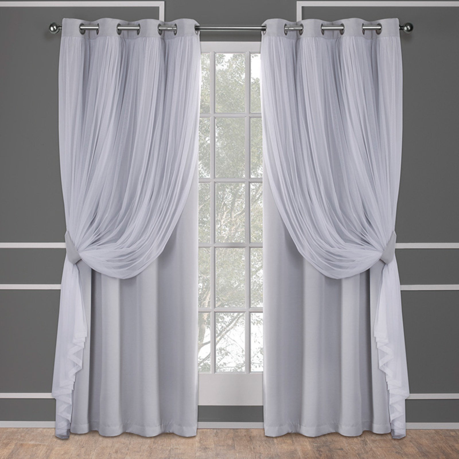 The Vampire Diaries 2PCS Thermal Window Curtain Panel Living Room Curtain Drapes 