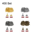 thumbnail image 3 of Unique Bargains 400 Sets Leather Rivets 10 x 10mm Metal with 3 Setter Tools, 4 Colors, 3 of 7