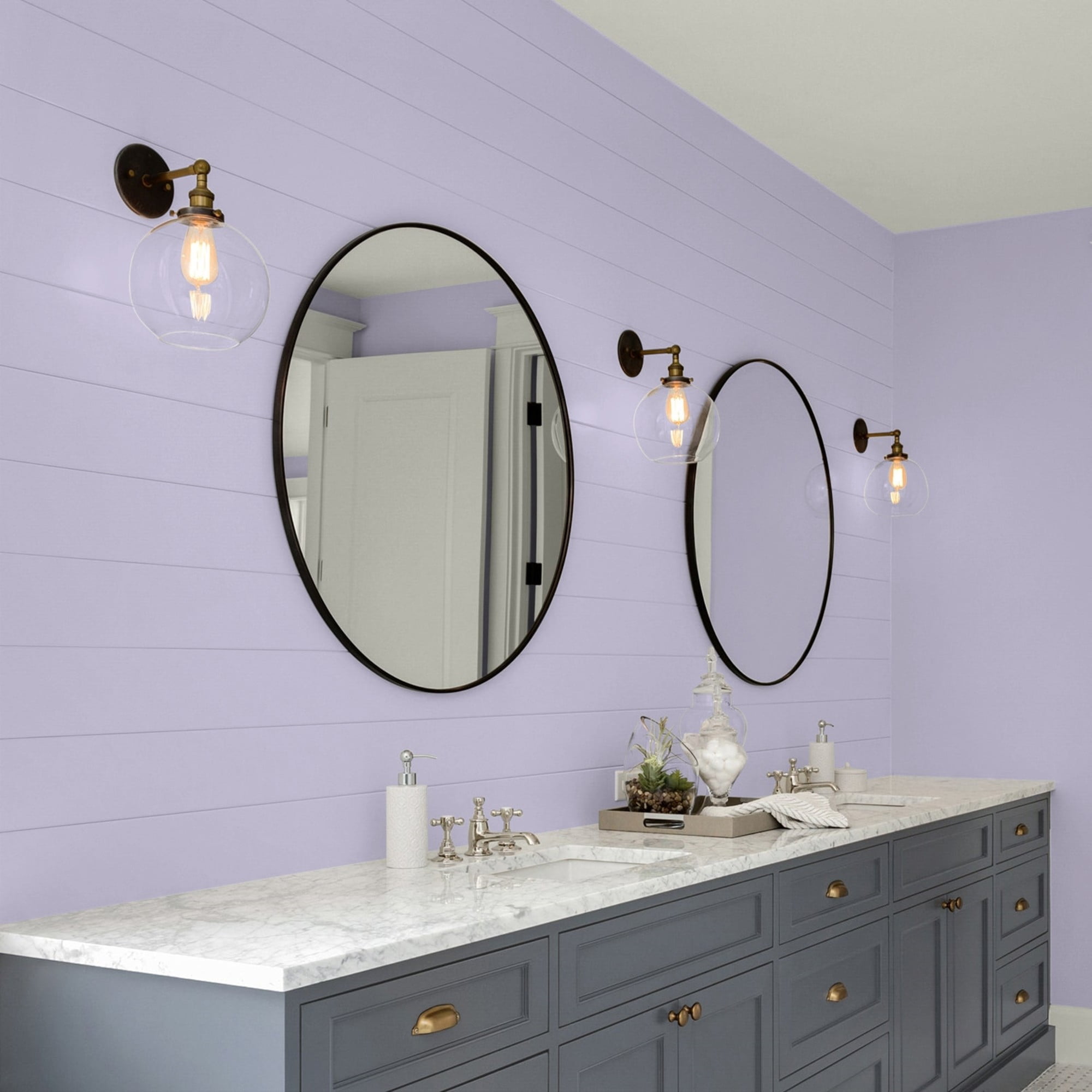 Glidden Spred Wild Lilac / Purple, Eggshell Interior Paint with Primer, 1 Gallon