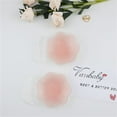 thumbnail image 4 of Invisible Bra Reusable Nipplecovers Flower Round Petal Invisible Silicone Breast Pasties for Backless Strapless Bra Deep V Push Up Self Adhesive Bra Sticky Bra Nude, 4 of 7