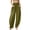 Army Green, variant on Women's Casual Pants Comfortable Stretch Waist Pants With Pockets For Everyday Wear Ideal For Spring Summer Autumn