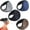 Black, Brown, Blue, Grey, variant on 4-Pack Winter Fleece Ear Muffs for Men & Women, Warm Lightweight Earmuffs for Running, Cycling, Walking & Outdoor Activities, Secure Fit, Stay-On Design