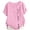 Pink, variant on GiLiling Girls Cotton Linen Shirts Summer Short Sleeve Button Crewneck Blouses Plus Size Casual Tops (Black, 4-5 Years)