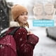thumbnail image 5 of Guantes cálidos de invierno para estudiantes, guantes para niños con tapa y medio dedo, de felpa gruesa y bonita, 870, 5 of 5