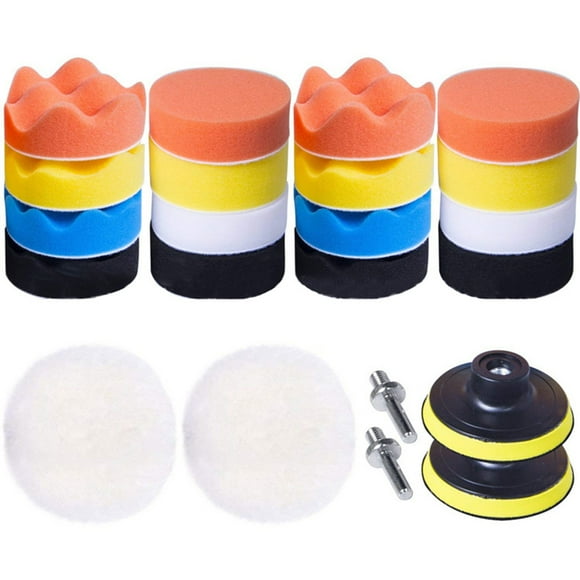 Wool Polishing Pad,22Pcs Polishing Sponge Pad Buffing Pad Polishing Sponge Pad Leading Edge Technology