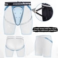thumbnail image 5 of COOLOMG Mens Compression Shorts with Cup Athletic Sliding Underwear for Baseball Football MMA Lacrosse Field Hockey, 5 of 5