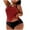 Wine--Tankini Swimsuits for Women, variant on Aboser Plus Size Tankini Bathing Suits for Women with Built in Bras Modest Tummy Control Swimsuits Push Up Full Coverage Swimwear Summer Beach Tankinis with Shorts Blue L