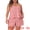 Pink, variant on DARING DIVA Women's Plus Size Strawberry Pattern Pajamas Set 1X White