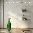 thumbnail image 3 of Uniquewise 24" Classic Bamboo Floor Vase Handmade, For Dining, Living Room, Entryway, Fill Up With Dried Branches Or Flowers, Glossy Green,, 3 of 9