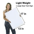 thumbnail image 4 of 3 PCS Blank Yard Signs 13" x17" - Plastic Garden Lawn Sign Board - UV & Water Resistant DIY Poster Board Signs for Party Open House Birthday Decorations, 4 of 8