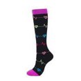 thumbnail image 1 of Chaussettes de Compression Sport Course Randonnée Randonnée Bas D\'entraînement Physique Extérieur Bas Athlétiques Haute Élasticité Bas de Jambe Accessoire Noir, 1 of 6