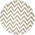 thumbnail image 3 of Safavieh Amherst Peronal Geometric Area Rug, Dark Gray/Beige, 7' x 7' Round, 3 of 10