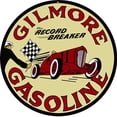 thumbnail image 1 of Placa Metal Vintage Gilmore Gasolina Pintura Redonda Hierro Arte La Pared 30x30cm, 1 of 9