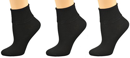 6-9 Pairs Womens Black Crew Socks Thin Cotton High Ankle LightWeight Ladies Socks
