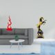 thumbnail image 2 of Escultura abstracta de fuego,Estatua de arte abstracto para decoración del hogar,Figura de escritorio,Estantería con estatua de caballo para escritorio,oficina y decoración del hogar.,Figura, 2 of 8