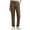 Brown, variant on BLVB Work Pants Women Dressy Casual Plus Size Cargo Khakis High Waist Straight Leg Twill Chino Slacks Fall Fashion