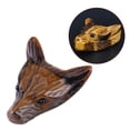 thumbnail image 1 of Colgante de cabeza de lobo, 1 pieza Colgante de piedra con forma de cabeza de lobo Mejore su experiencia, 1 of 11
